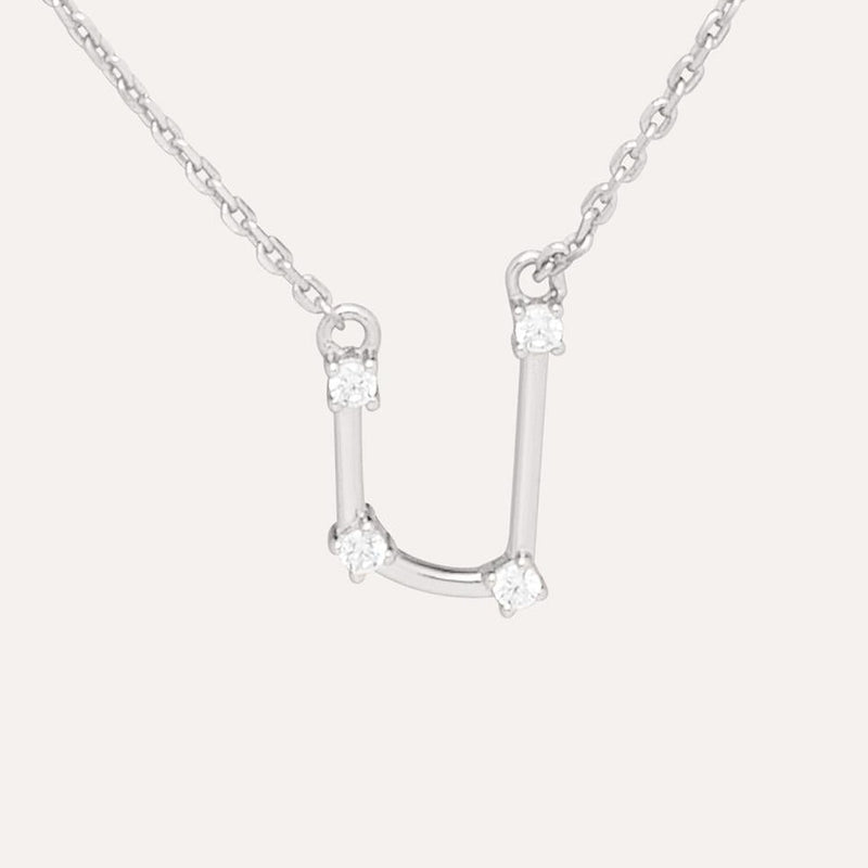 Silver Aquarius Constellation Necklace - Lily Daily Boutique